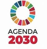 stilisiertes logo agenda 2030 in farbe